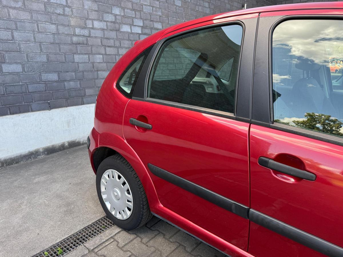 Citroen C3 original Tür hinten rechts EKQ Luziferrot Rohbau BJ08